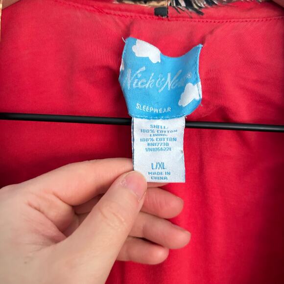 Nick & Nora Milkbone Dog Robe Red Size L/XL - Picture 7 of 7